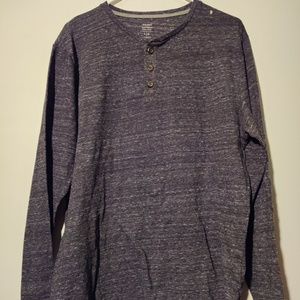 Grey button down shirt